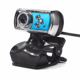 High Quality HD High-definition 12.0 MP 3 LED USB Webcam Camera - Hydra PC