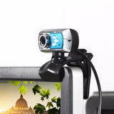 High Quality HD High-definition 12.0 MP 3 LED USB Webcam Camera - Hydra PC