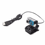 High Quality HD High-definition 12.0 MP 3 LED USB Webcam Camera - Hydra PC