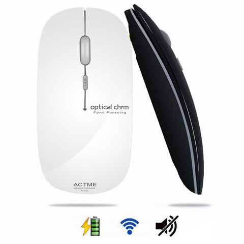 2.4GHz Rechargeable Wireless Mouse - Hydra PC