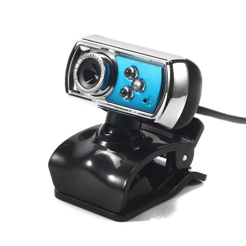 High Quality HD High-definition 12.0 MP 3 LED USB Webcam Camera - Hydra PC