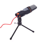 TGETH 3.5mm Audio Wired Stereo Condenser SF-666 Microphone With Holder Stand Clip - Hydra PC